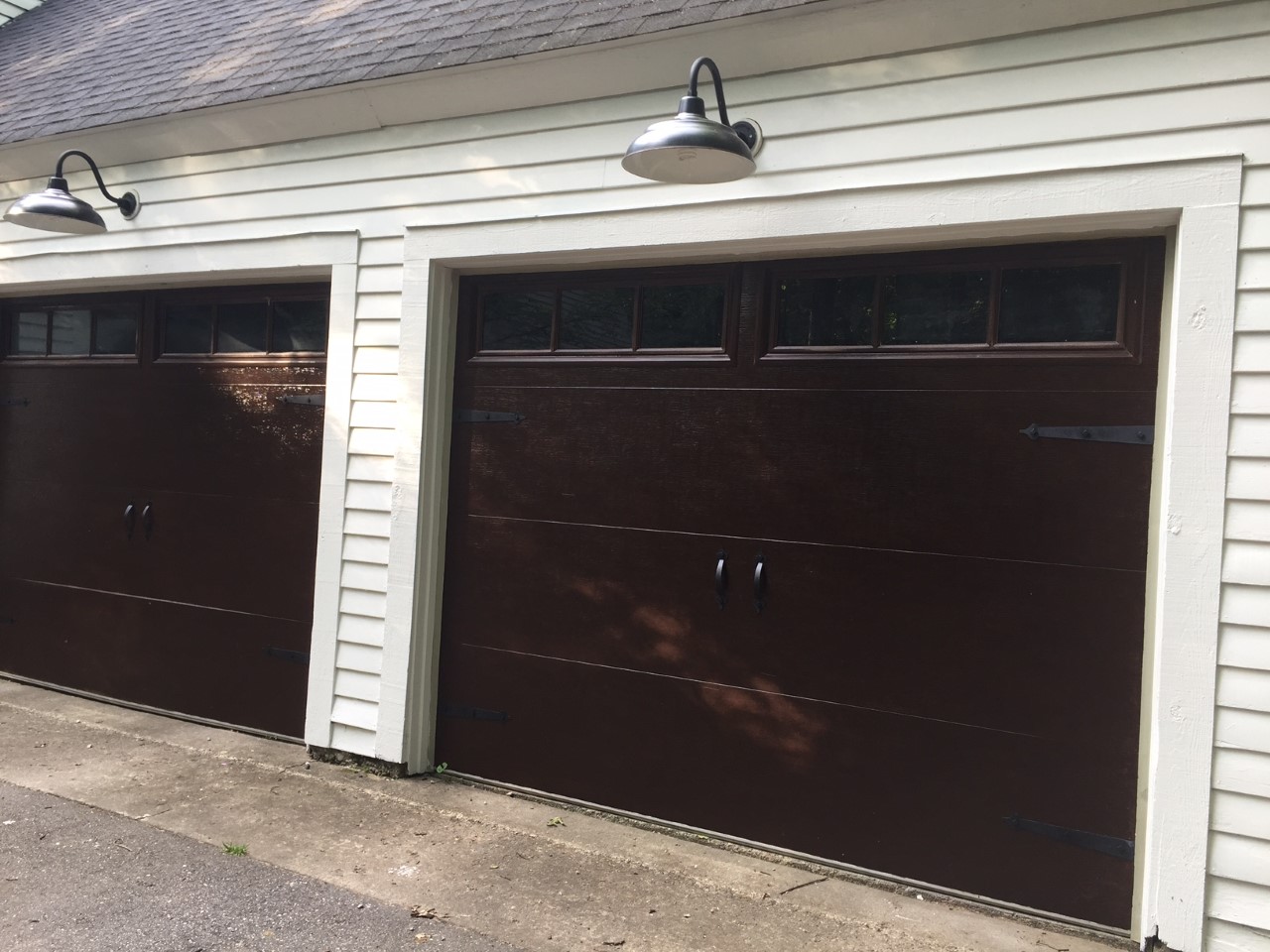 My 57 Garage Door Makeover How To Knock Off Expensive Wood Doors