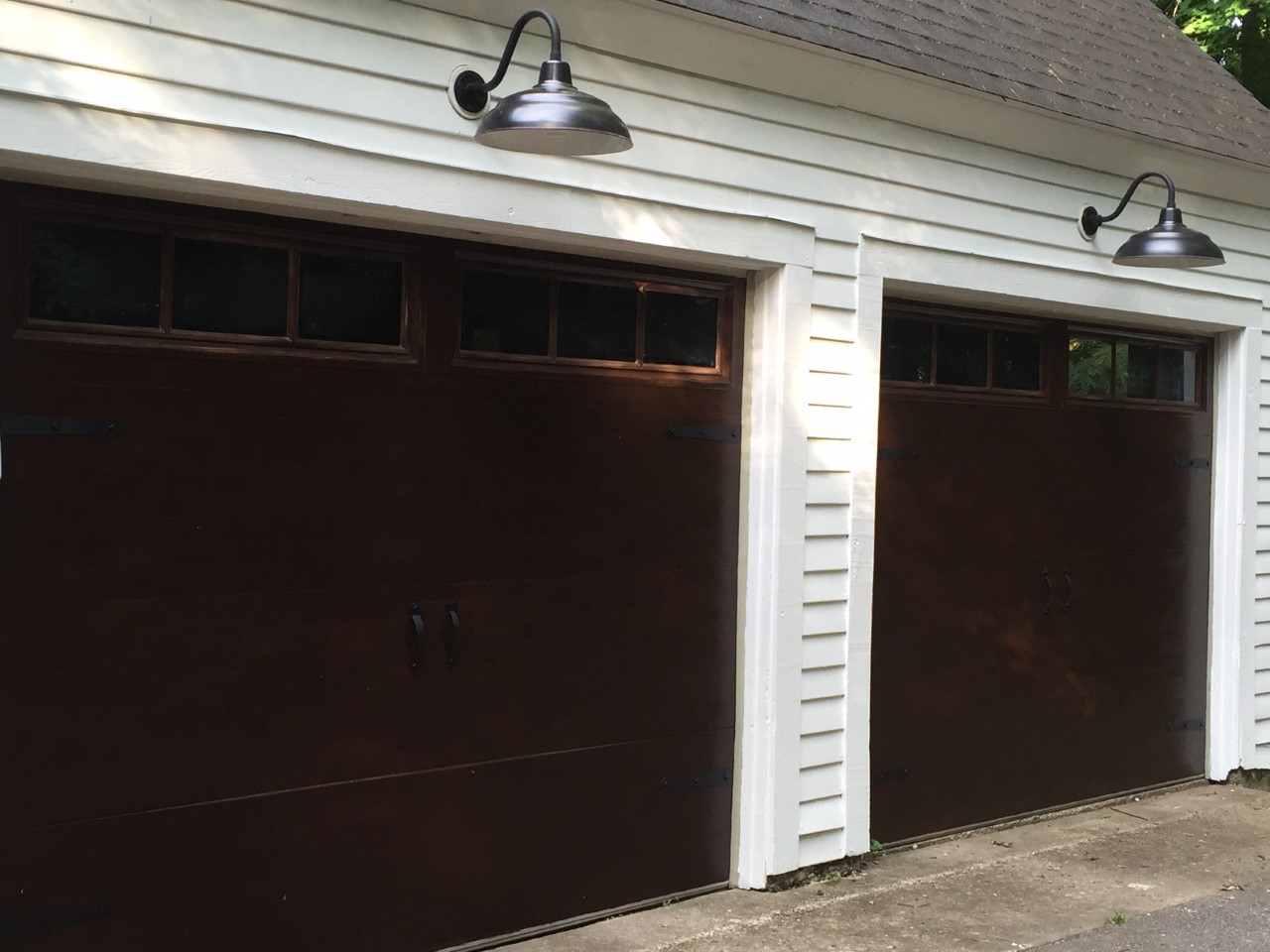 My 57 Garage Door Makeover How To Knock Off Expensive Wood Doors