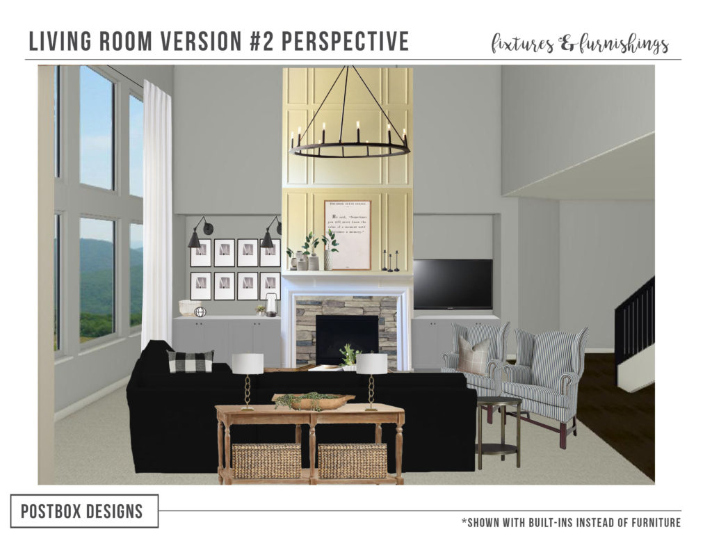 Modern Farmhouse Family Room Makeover + How To Design with an Open Floor Plan