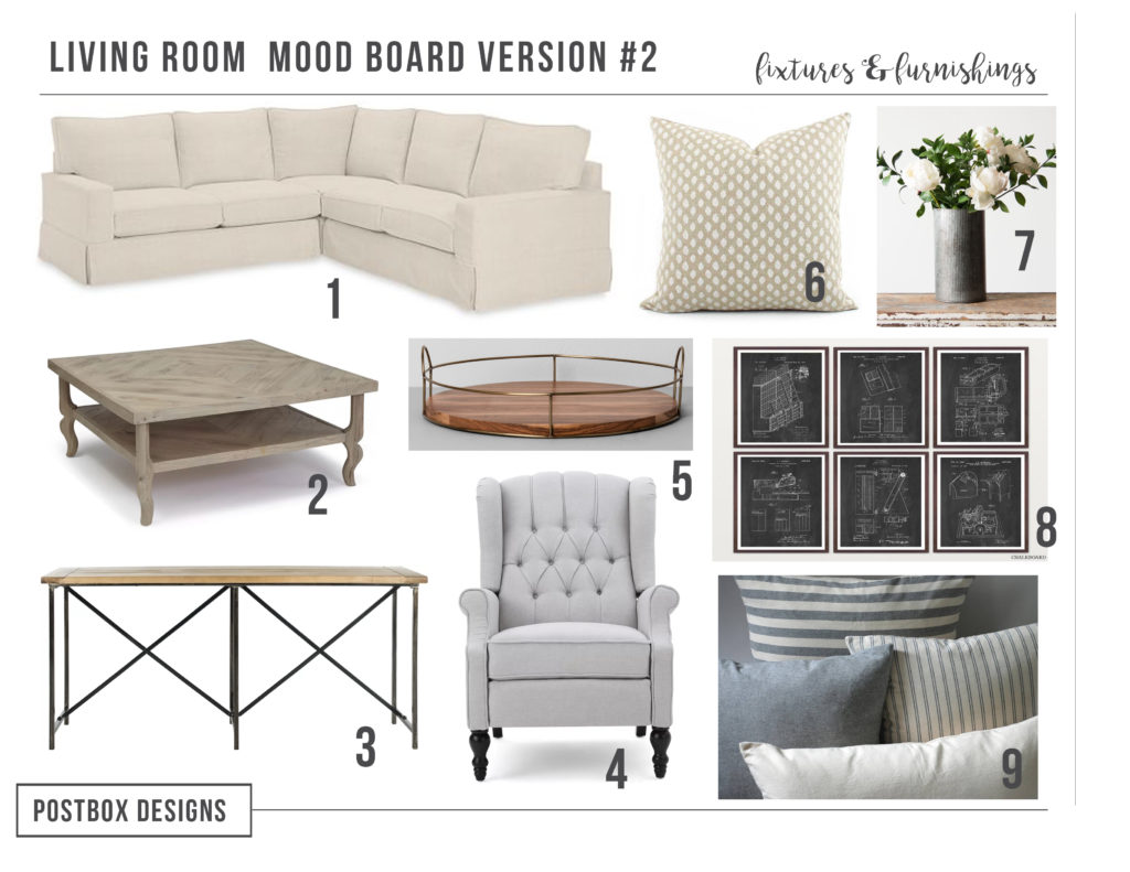 farmhouse living room furniture layout