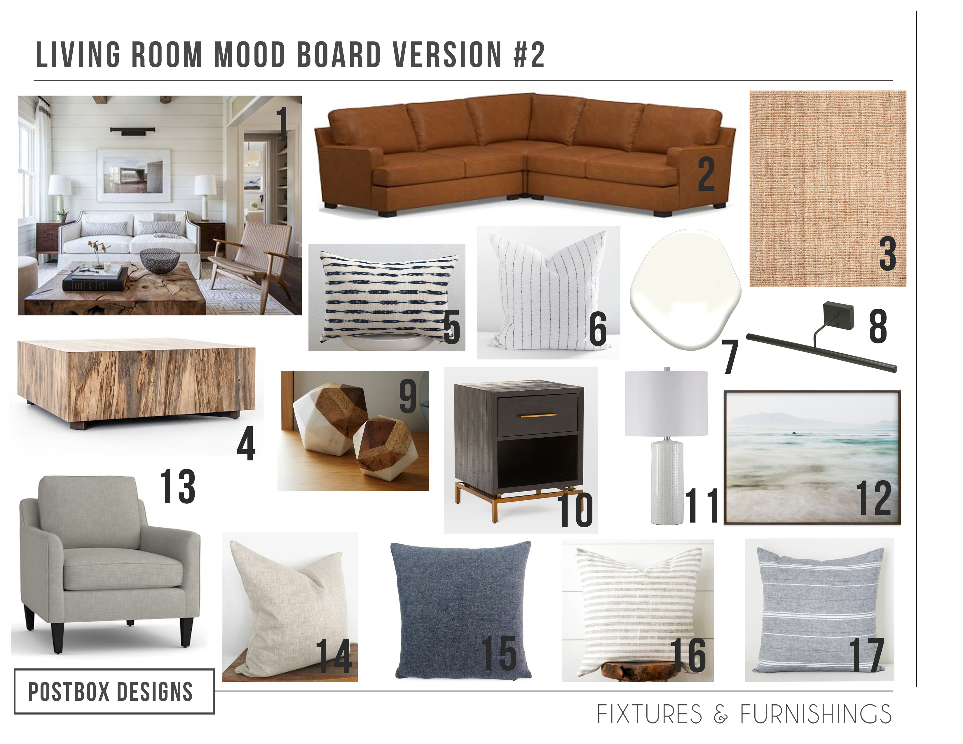 Get The Modern Coastal Look For Your Living Room Minus The